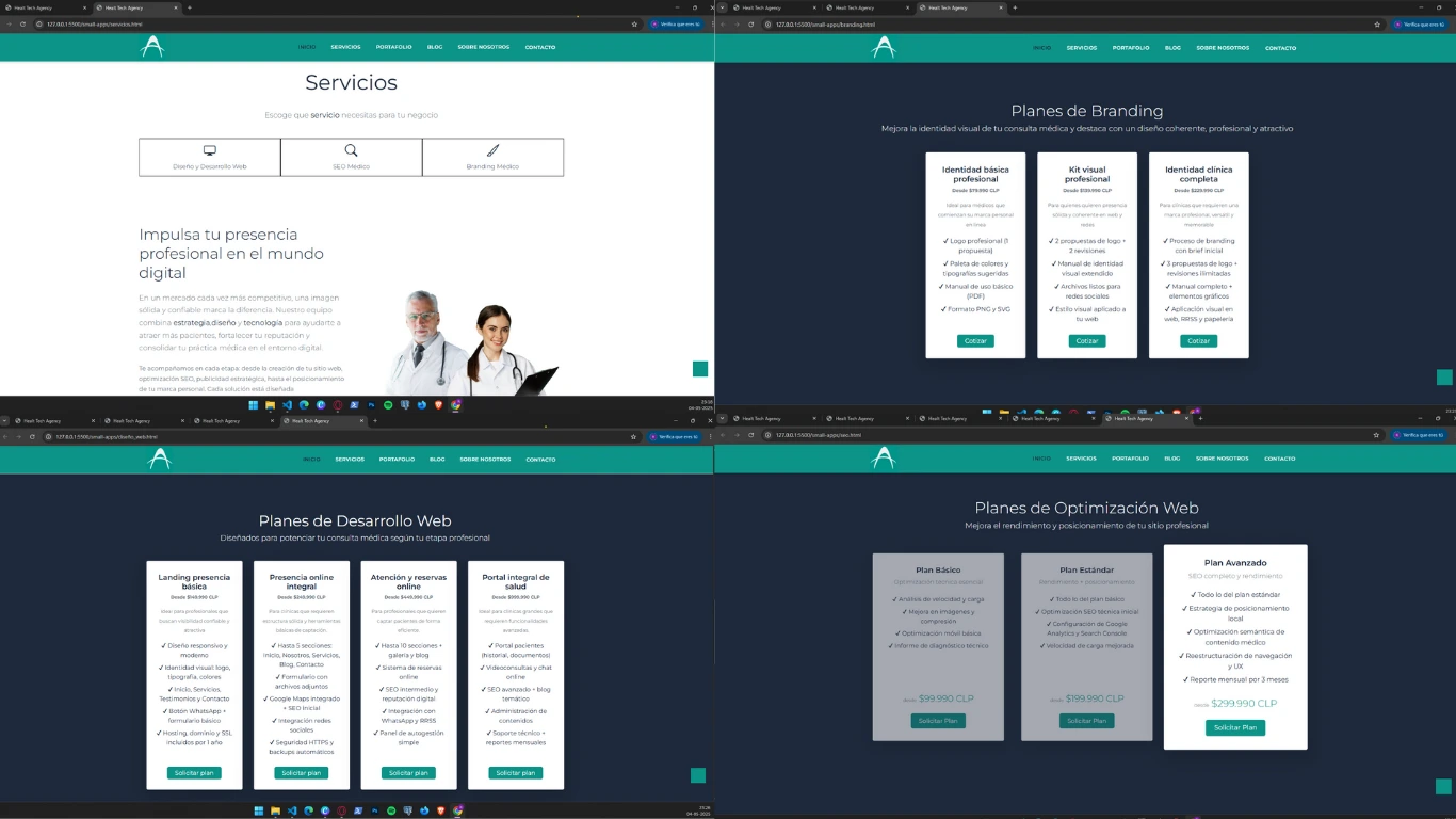 Diseño Web Médico